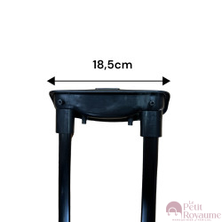 Tige télescopique avec poignée complète compatible valise Samsonite ou Delsey