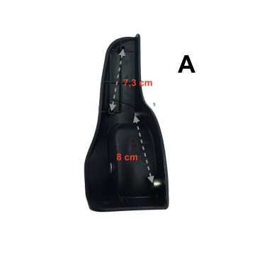 Single replacement wheels D012 for 2-wheeled softside luggages or duffel bags, suitable for many brands