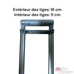 Tige télescopique avec poignée complète compatible valise Samsonite ou Américain Tourister