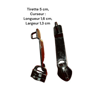 Lot de 2 Tirettes avec curseurs TAC-L compatibles valises rigides ou toiles Samsonite, Delsey et d'autres marques