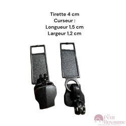 Lot de 2 Tirettes avec curseurs TAC-Y compatibles valises rigides ou toiles Samsonite, Delsey et d'autres marques