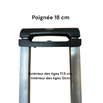 Tige télescopique avec poignée complète compatible valise Samsonite ou Américain Tourister