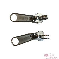 Set of 2 Zipper pulls TAC-S for hardshell or softshell suitcases suitable for Samsonite, Delsey and other brands