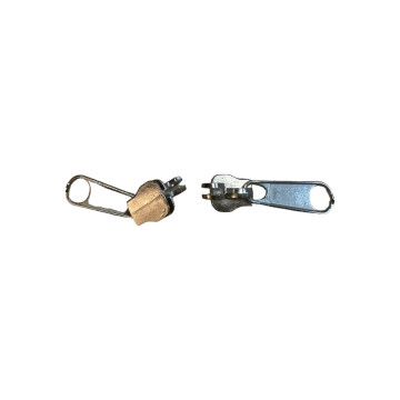 Set of 2 Zipper pulls TAC-S for hardshell or softshell suitcases suitable for Samsonite, Delsey and other brands