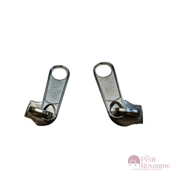 Set of 2 Zipper pulls TAC-L for hardshell or softshell suitcases suitable for Samsonite, Delsey and other brands