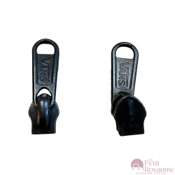 Set of 2 Zipper pulls TAC-VAN for hardshell or softshell suitcases suitable for Samsonite, Delsey and other brands