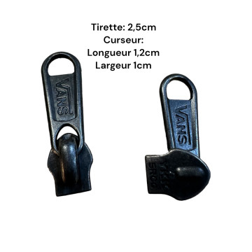 Lot de 2 Tirettes avec curseurs TAC-VAN compatibles valises rigides ou toiles Samsonite, Delsey et d'autres marques
