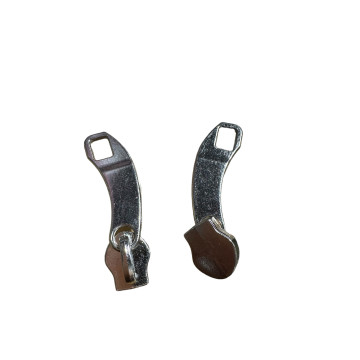 Set of 2 Zipper pulls TAC-G /gris for hardshell or softshell suitcases suitable for Samsonite, Delsey and other brands