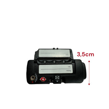 TSA708C Lock to fix on softside or hardside luggages, suitable for luggages brands such as Samsonite, Delsey and many others