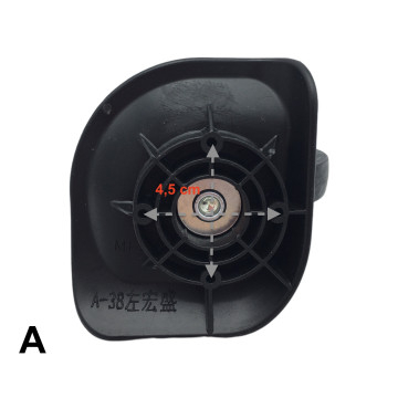 Single replacement wheels A-38 for 4-wheeled hardside luggages, suitable for many brands such as Samsonite, Delsey