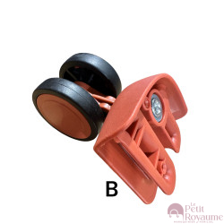 Double replacement wheels Jump01 diameter 5 cm for 4-wheeled hardside luggages