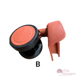 Double replacement wheels Jump01 diameter 5 cm for 4-wheeled hardside luggages