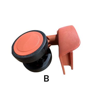 Roulettes doubles orange Jump01 diamètre 5cm pour valises rigides, compatibles avec Samsonite, Delsey et Jump…