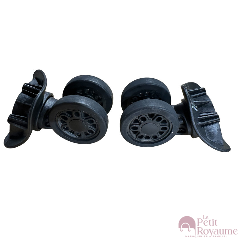 Double replacement wheels FHW546 for 4-wheeled hardside luggages, suitable for Delsey Helium Air 2