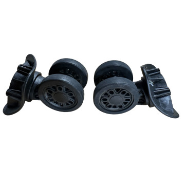 Double replacement wheels FHW546 for 4-wheeled hardside luggages, suitable for Delsey Helium Air 2