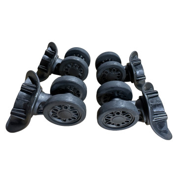 Double replacement wheels FHW546 for 4-wheeled hardside luggages, suitable for Delsey Helium Air 2