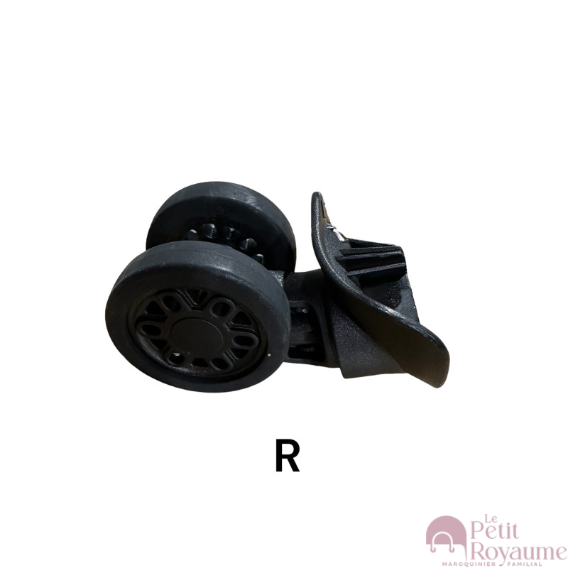 Roulettes doubles A-225 / FHW546 /A-225 pour valises rigides, compatibles avec Delsey Hélium Air 2