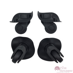 Single replacement wheels A08-18gs for 4-wheeled hardside luggages, suitable for many brands