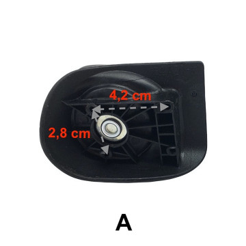 Single replacement wheels A20 for 4-wheeled hardside luggages, suitable for American Tourister Pasadena