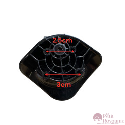 Double replacement wheels FHW326 / T103C for 4-wheeled hardside luggages, suitable for Delsey Caumartin