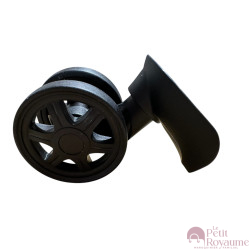 Roulettes doubles FHW326 / T103C pour valises rigides à 4 roues, compatibles valises delsey Caumartin