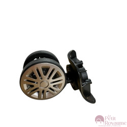 Roulettes doubles C21 pour valises à 4 roues, compatibles valises Delsey cabine air armour et d'autres marques