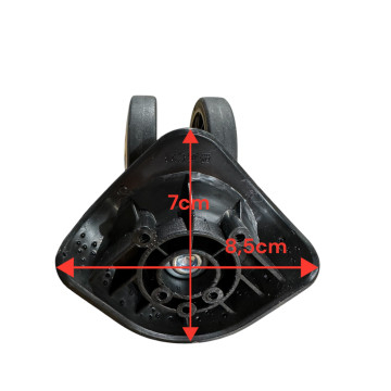 Roulettes doubles C21 pour valises à 4 roues, compatibles valises Delsey cabine air armour et d'autres marques