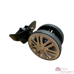 Roulettes doubles C21 pour valises à 4 roues, compatibles valises Delsey cabine air armour et d'autres marques