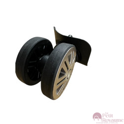 Roulettes doubles C21 pour valises à 4 roues, compatibles valises Delsey cabine air armour et d'autres marques