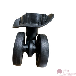 Double replacement wheel w01118 for 4-wheeled hardside luggages, suitable for Delsey