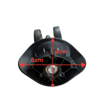 Double replacement wheel w01118 for 4-wheeled hardside luggages, suitable for Delsey