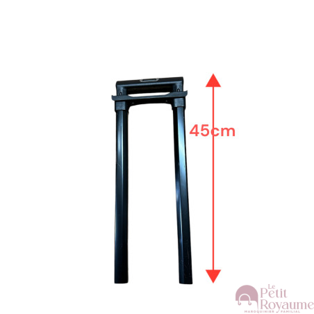 Tige télescopique avec poignée cabine World01 complète compatible valise Samsonite ou Delsey