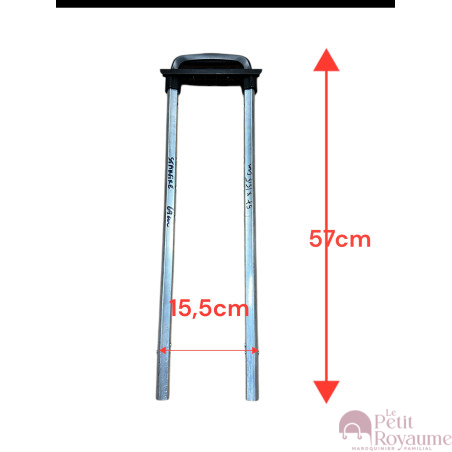 Tige télescopique pour valise Starfire 69 cm avec poignée complète compatible valise Samsonite ou Américain Tourister