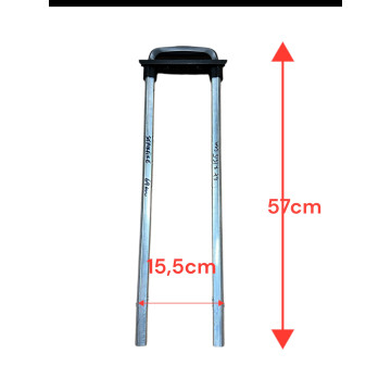 Tige télescopique pour valise Starfire 69 cm avec poignée complète compatible valise Samsonite ou Américain Tourister