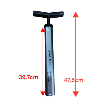 Tige télescopique (47,5cm x 5,5cm) avec poignée complète compatible valise Samsonite Cosmolite 79cm