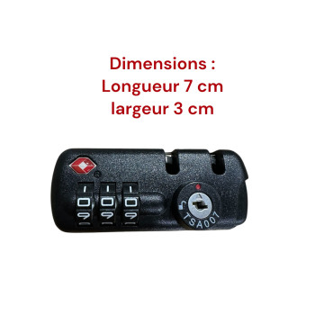 TSAL016 Lock to fix on softside or hardside luggages, suitable for luggages brands such as Samsonite, Delsey and many others