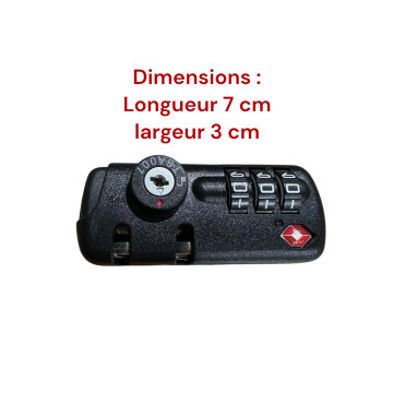TSAL016 Lock to fix on softside or hardside luggages, suitable for luggages brands such as Samsonite, Delsey and many others