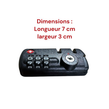 TSAL016 Lock to fix on softside or hardside luggages, suitable for luggages brands such as Samsonite, Delsey and many others