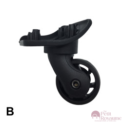 Single replacement wheels WSF099 for 4-wheeled softside luggages, suitable for many brands such as Samsonite, Delsey
