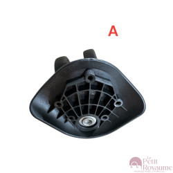 Roulettes doubles ref:161 diamètre 5cm pour valises rigides, compatibles avec Samsonite, Delsey et Jump…