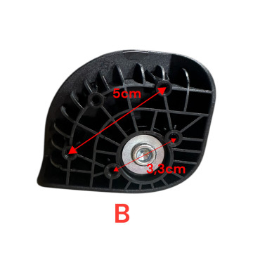 Double replacement wheels A-283 diameter 5 cm for 4-wheeled hardside luggages