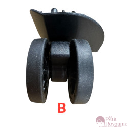 Double replacement wheels A-283 diameter 5 cm for 4-wheeled hardside luggages