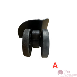 Double replacement wheels A-283 diameter 5 cm for 4-wheeled hardside luggages