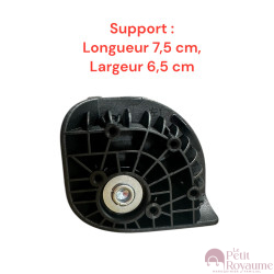 Double replacement wheels A-283 diameter 5 cm for 4-wheeled hardside luggages