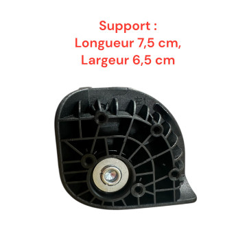 Roulettes doubles A-283 diamètre 5cm pour valises rigides, compatibles avec Samsonite, Delsey et Jump…
