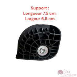 Double replacement wheels A-283 diameter 5 cm for 4-wheeled hardside luggages