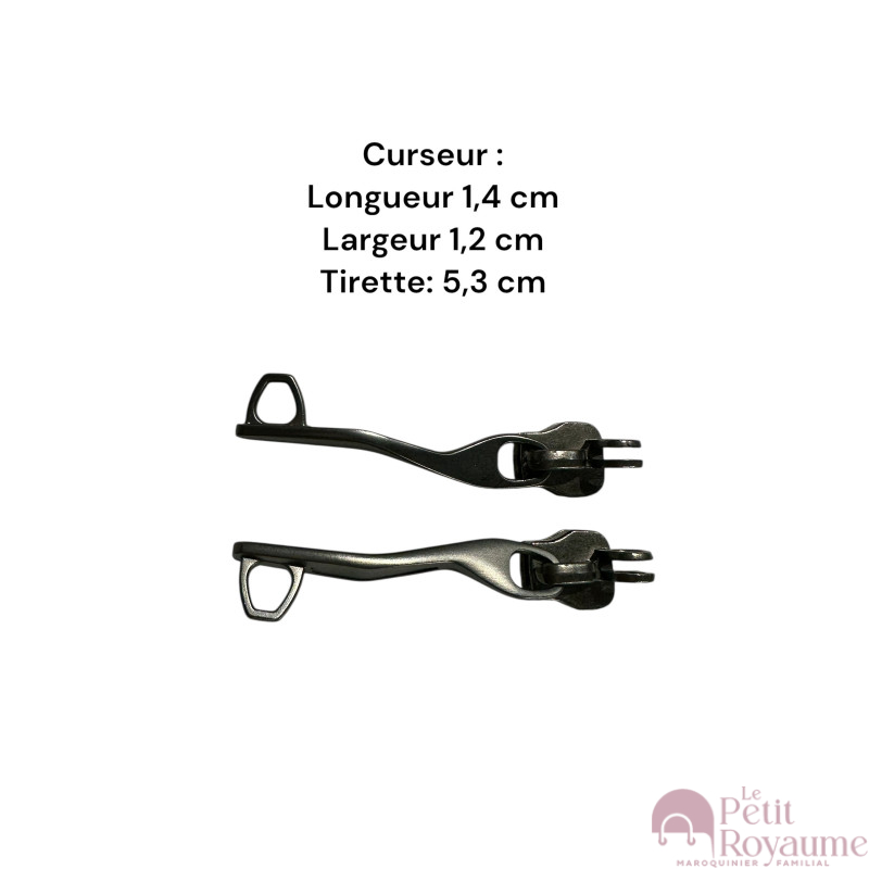 Lot de 2 Tirettes avec curseurs TAC- Ab12 compatibles valises rigides ou toiles Samsonite, Delsey et d'autres marques