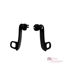 Set of 2 Zipper pulls TAC-C21 for hardshell or softshell suitcases suitable for Samsonite, Delsey and other brands