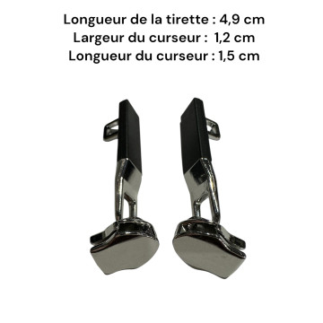 Lot de 2 Tirettes avec curseurs TAC- Ab12 compatibles valises rigides ou toiles Samsonite, Delsey et d'autres marques