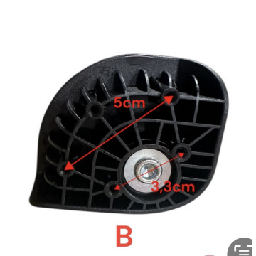 Double replacement wheels A-283 diameter 5 cm for 4-wheeled hardside luggages